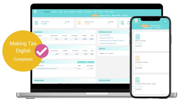 Free accounting software Screenshot - Make Tax Digital Compliant