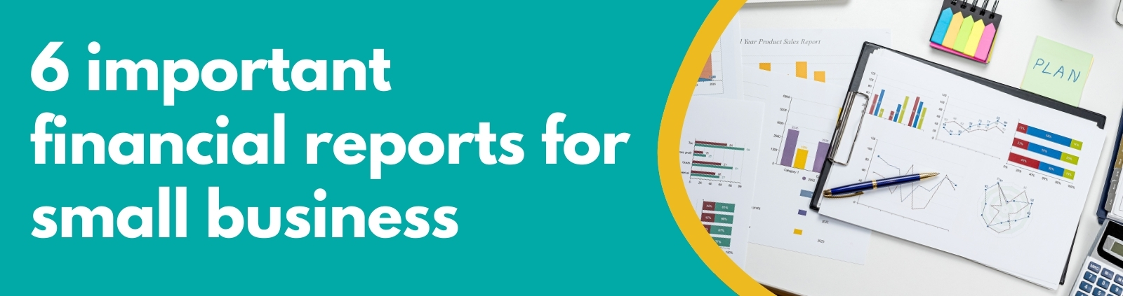 Accounting Wise - 6 Important Financial Reports for Small Business Hero Image