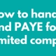 Accounting Wise - How to Handle Payroll and PAYE for Your Limited Company