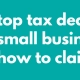 Accounting Wise - top tax deductions for small businesses and how to claim them